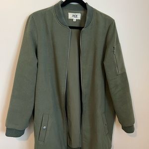 JACK by BB Dakota green trench coat